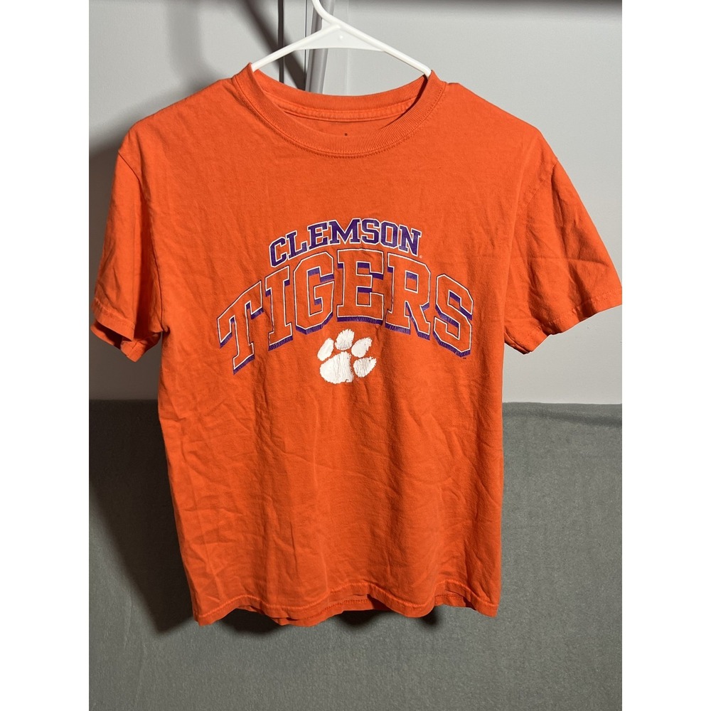 Clemson Tigers OVB Old Varsity Brand T-Shirt NCAA College Football Orange Small